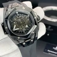 ساعت مردانه هابلوت الماسی رنگ ثابت