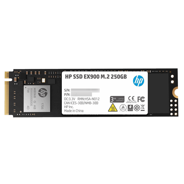 اس اس دی اینترنال اچ پی SSD HP EX900 250GB M2