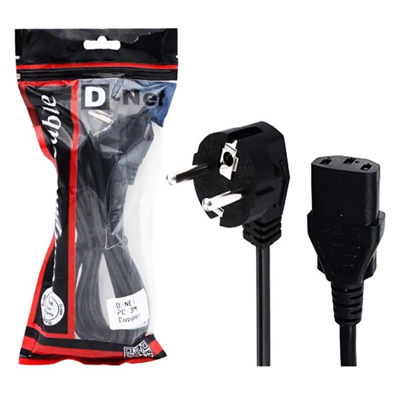کابل برق پاور 1.5 متری دی نت D-NET