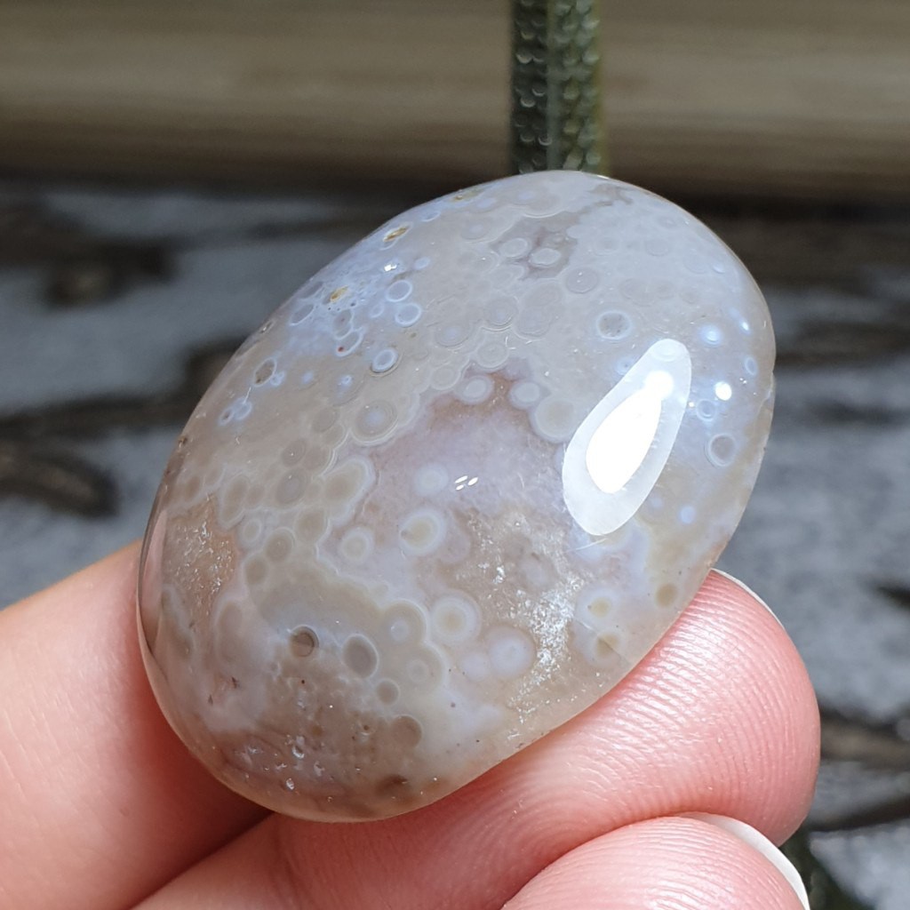  نگین درشت کلکسیونی فوق العاده زیبای سنگ صد درصد طبیعی عقیق باباغوری دار خراسانی پشت ژئودی اصل قائن
کد 25618