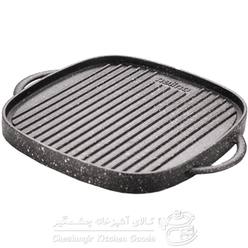 تابه گریل چدن دو طرفه بدون درب نالینو مدل Lorenza