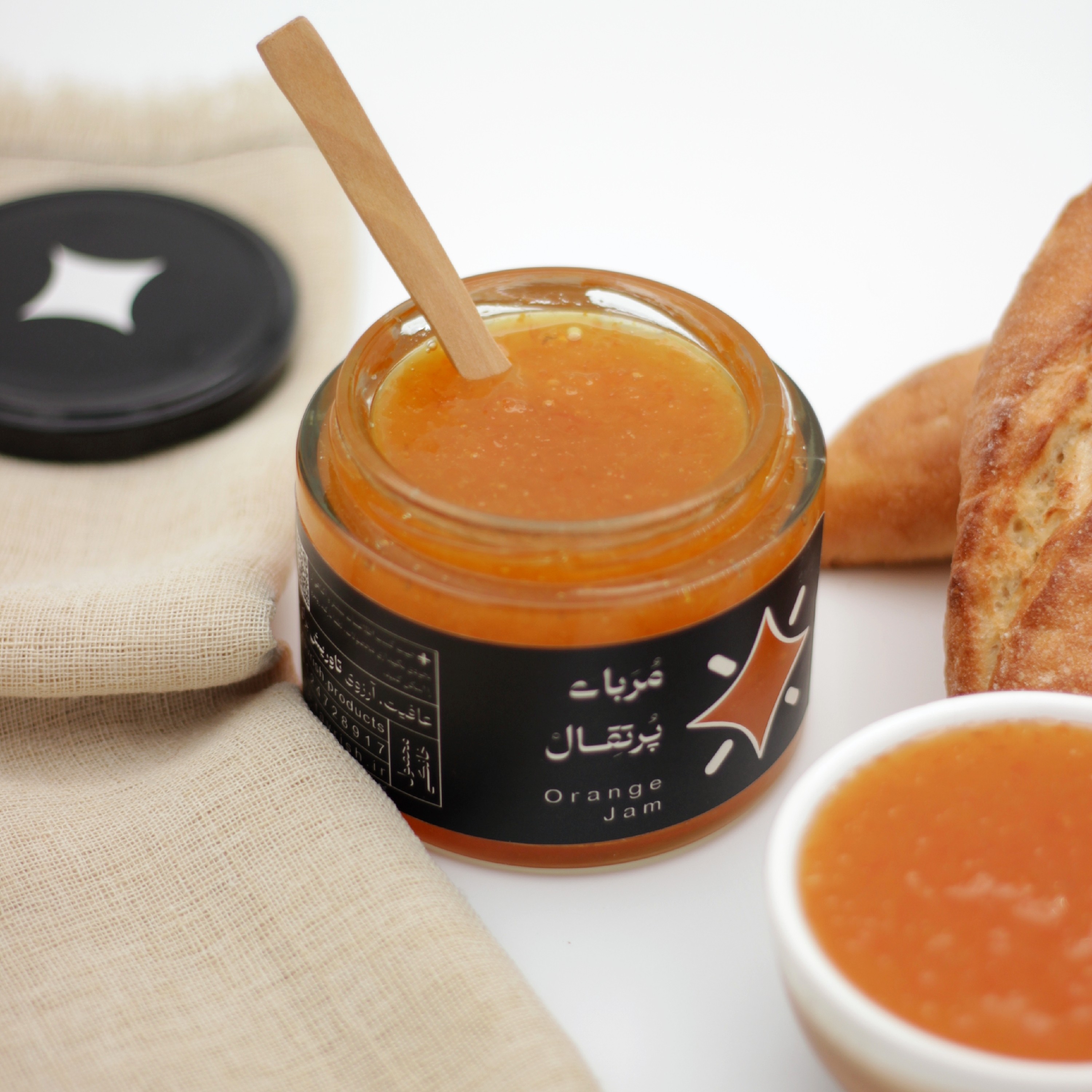 مربای پرتقال خانگی-حدود 850 گرم-بدون مواد نگهدارنده  