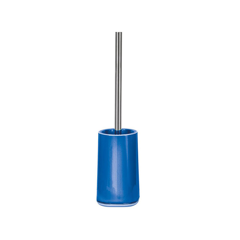 فرچه توالت پلاستیکی مدل Blue Mable برند کلین ولکه آبی طرح دار