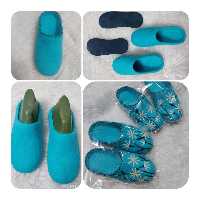 کفش و پاپوش پشمی درجه یک  .طرحهای بسیار زیبا.عالی برای گرم نگه داشتن پا و پادرد