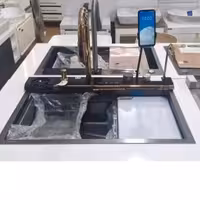 سینک هفت کلید رزگلد