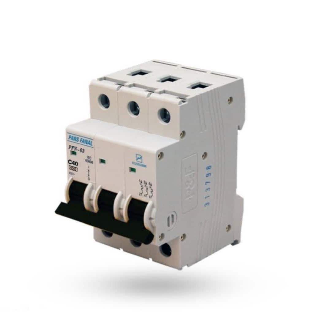 فیوز مینیاتوری سه فاز 40 آمپر پارس فانال 