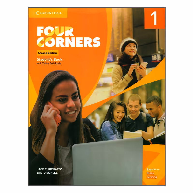 کتاب FOUR CORNERS 1 Students Book اثر JACK C RICHARDS and DAVID BOHLKE انتشارات دانشگاه کمبریج