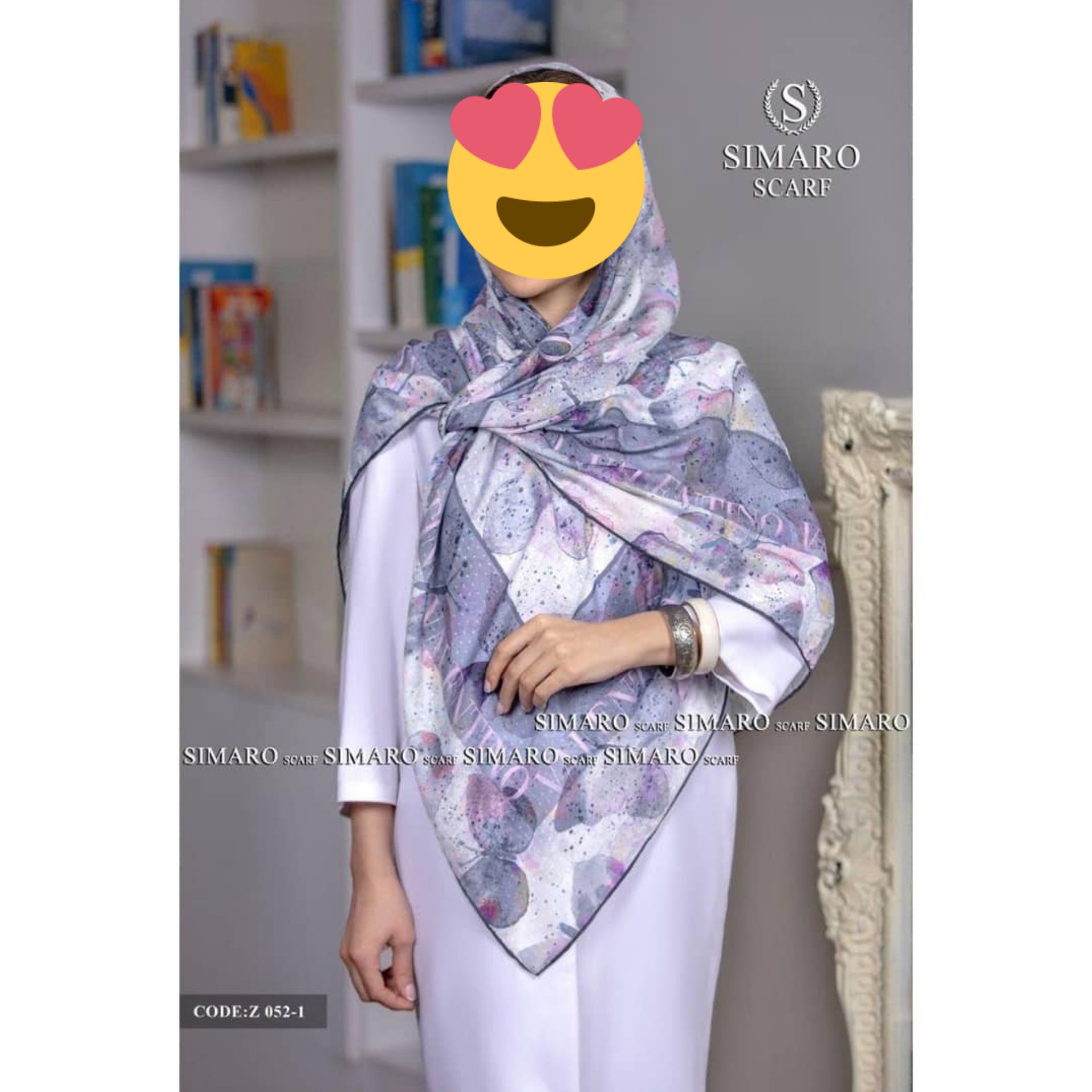 روسری مجلسی کرپ