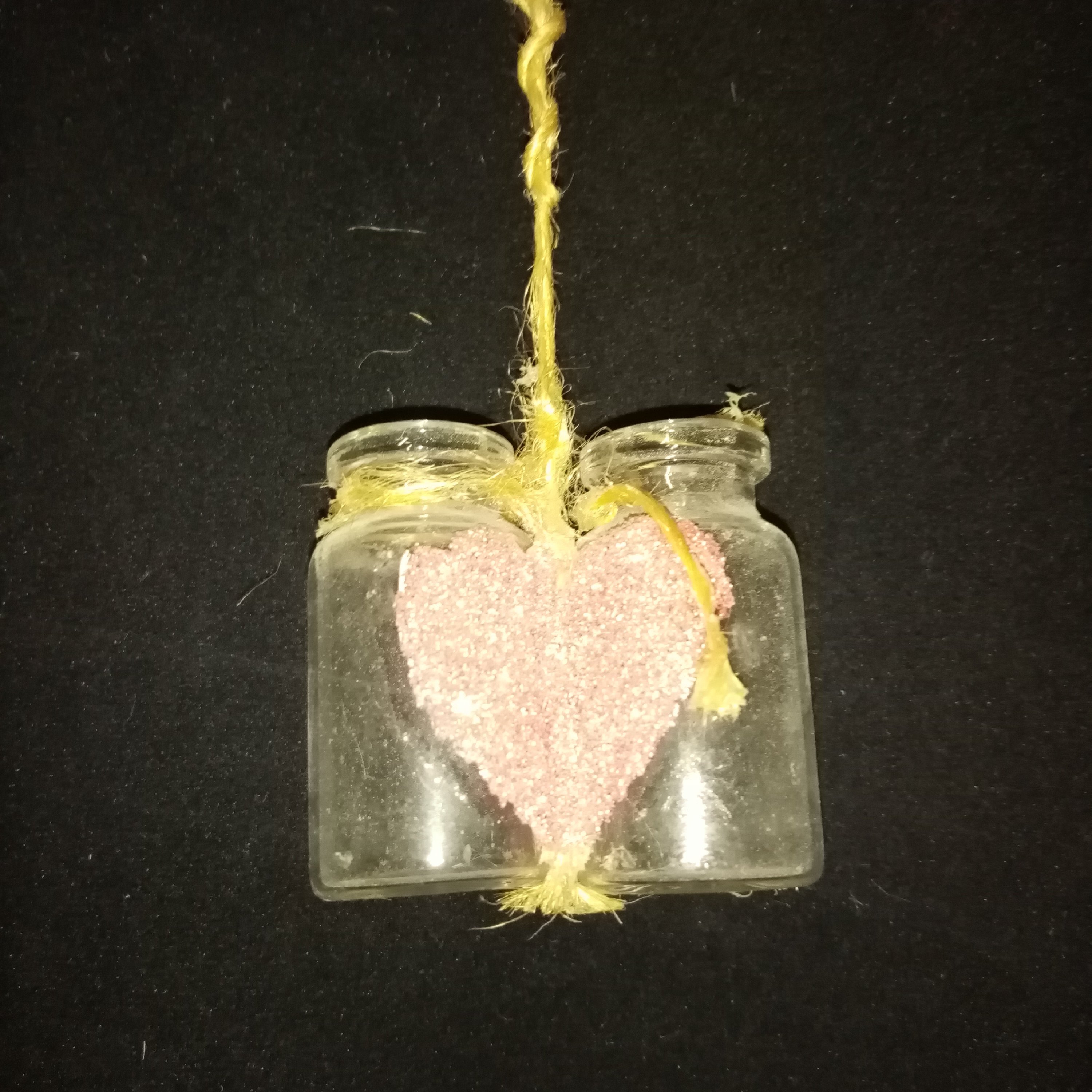 آویز شیشه ای (دوتایی)