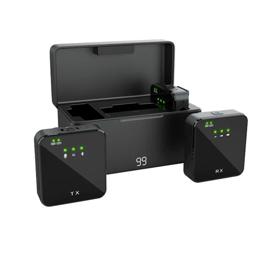میکروفون بی سیم یقه ای دو کاربر انسر Answer SX63 Dual
