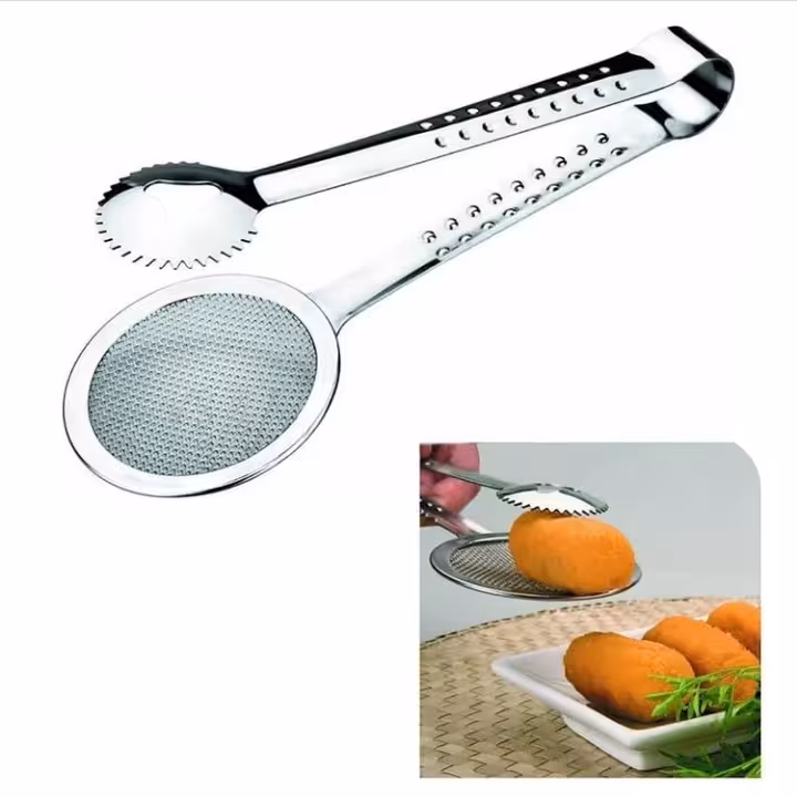 کفگیر روغن گیر تمام استیل