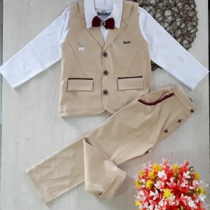 جلیقه شلوار کتان