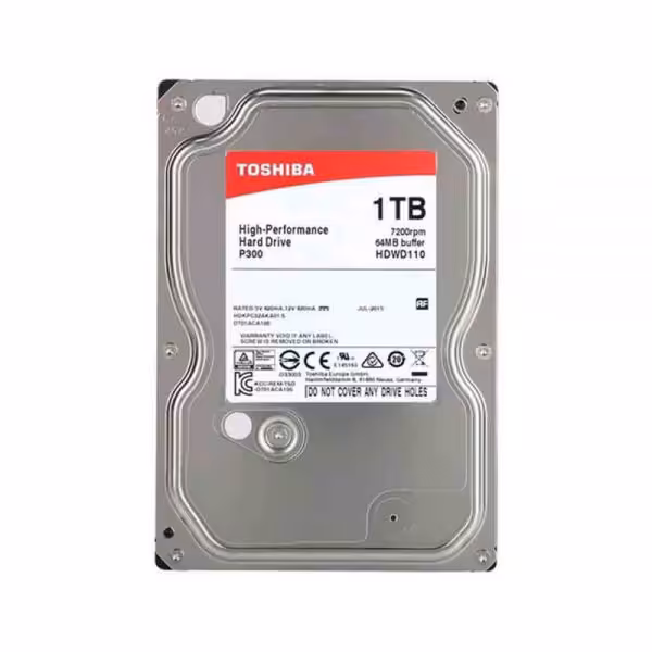 HDD Toshiba 1TB 7200RPM 64MB P300 | هارد دیسک توشیبا