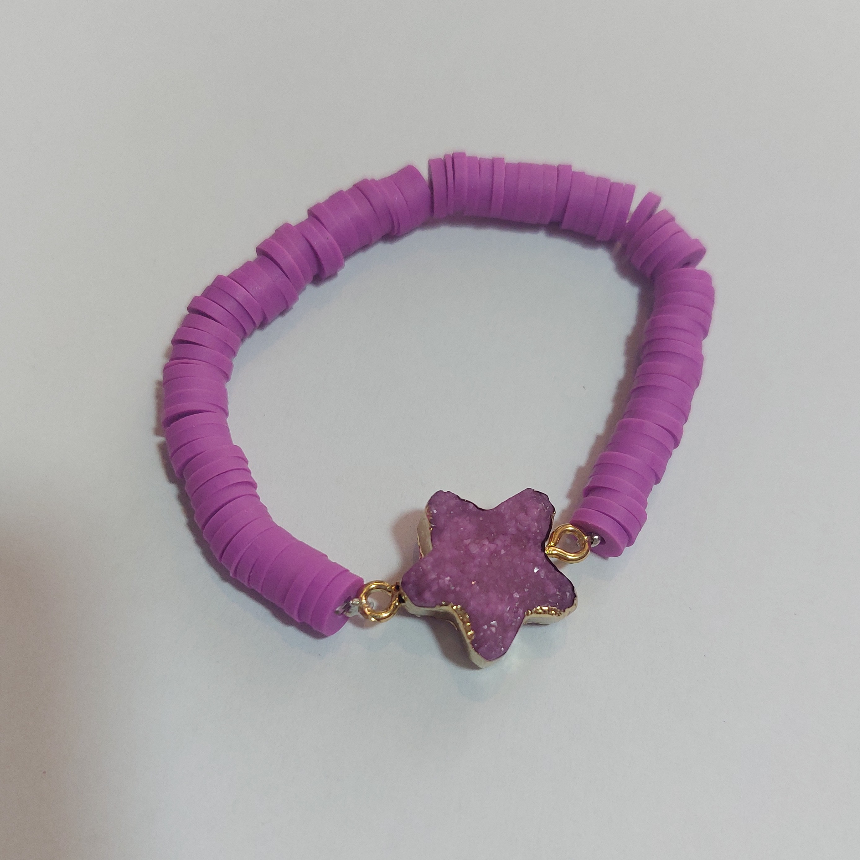 دستبند سنگ نمک ستاره