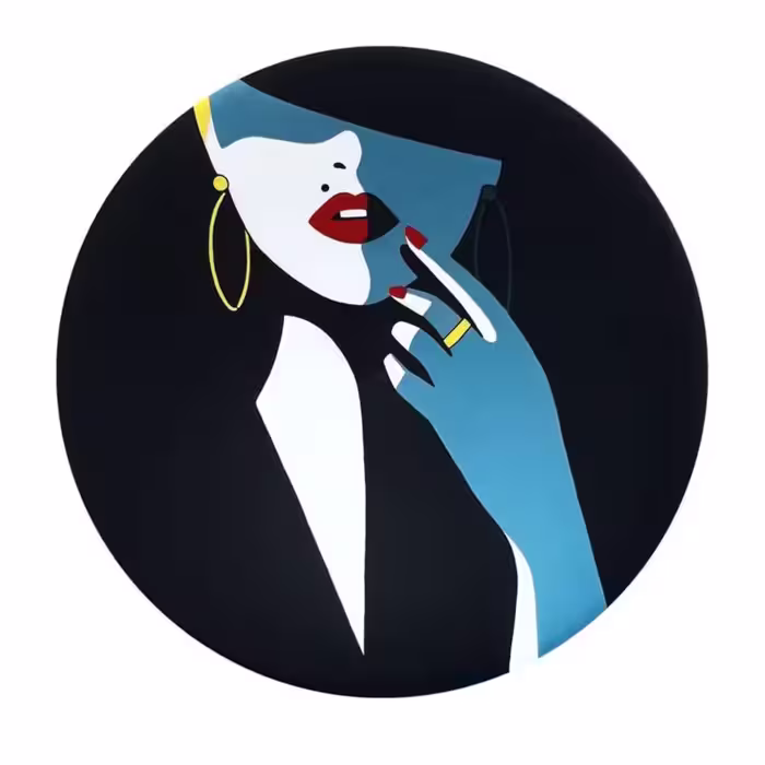 دیوارکوب سفالی woman