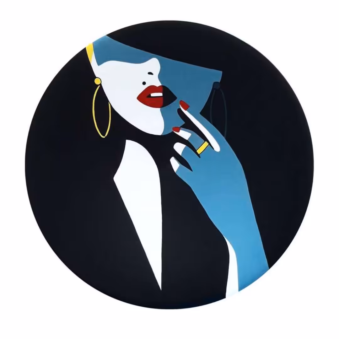 دیوارکوب سفالی woman