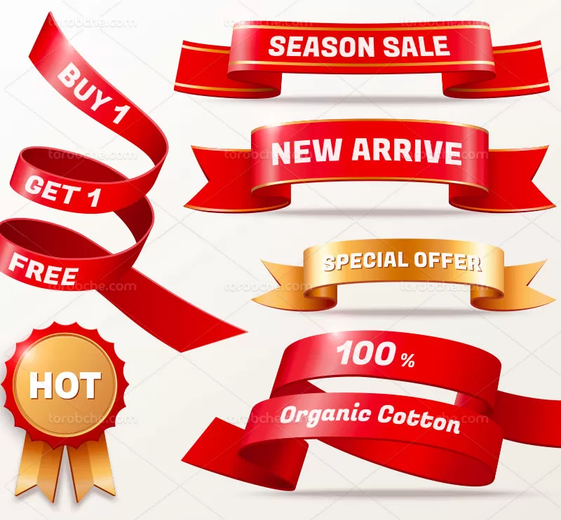 فایل وکتور لیبل محصولات | گرافیک با طعم تربچه