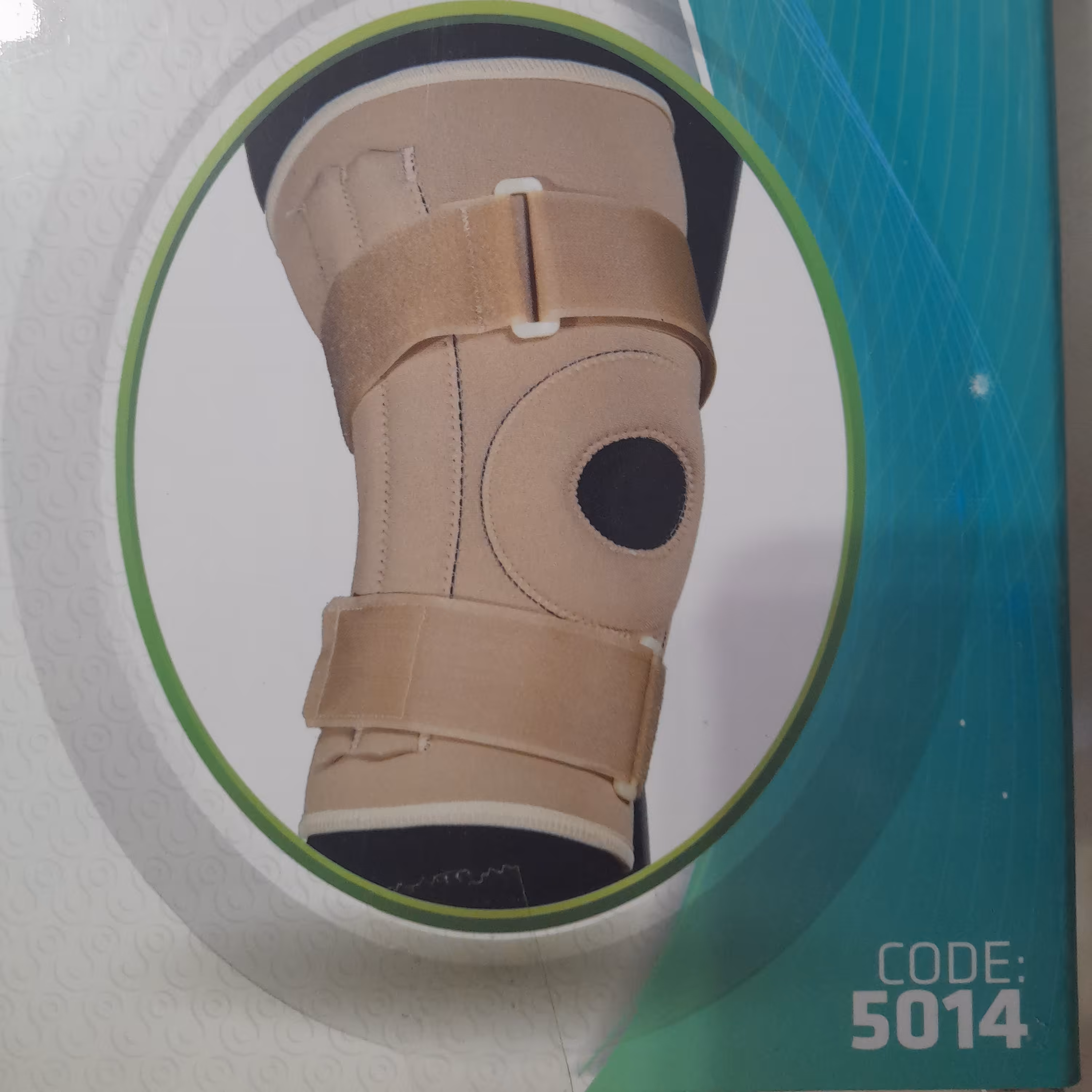 زانو بند چهار فنره نعوپرن همراه با دو لایه پارچه ضد حساسیت 