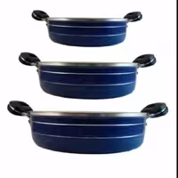 سرویس سه تابه دودسته گرانیتی طرح چدن (فریال)