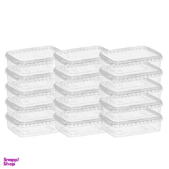 ظرف یکبار مصرف کد 666 بسته 15 عددی