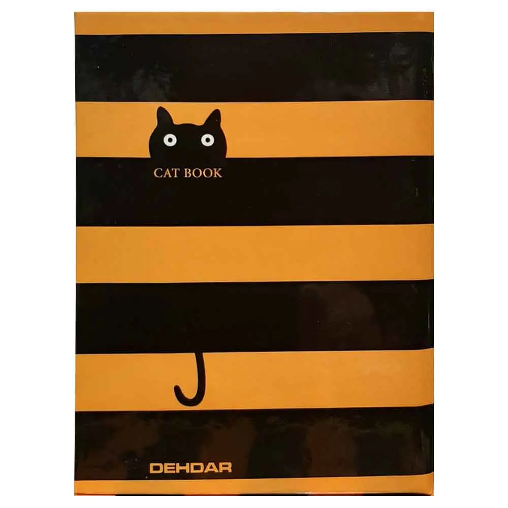 خرید دفتر یادداشت 100 برگ کت بوک سایز 11.5 × 15.5 سانت مدل CAT BOOK
