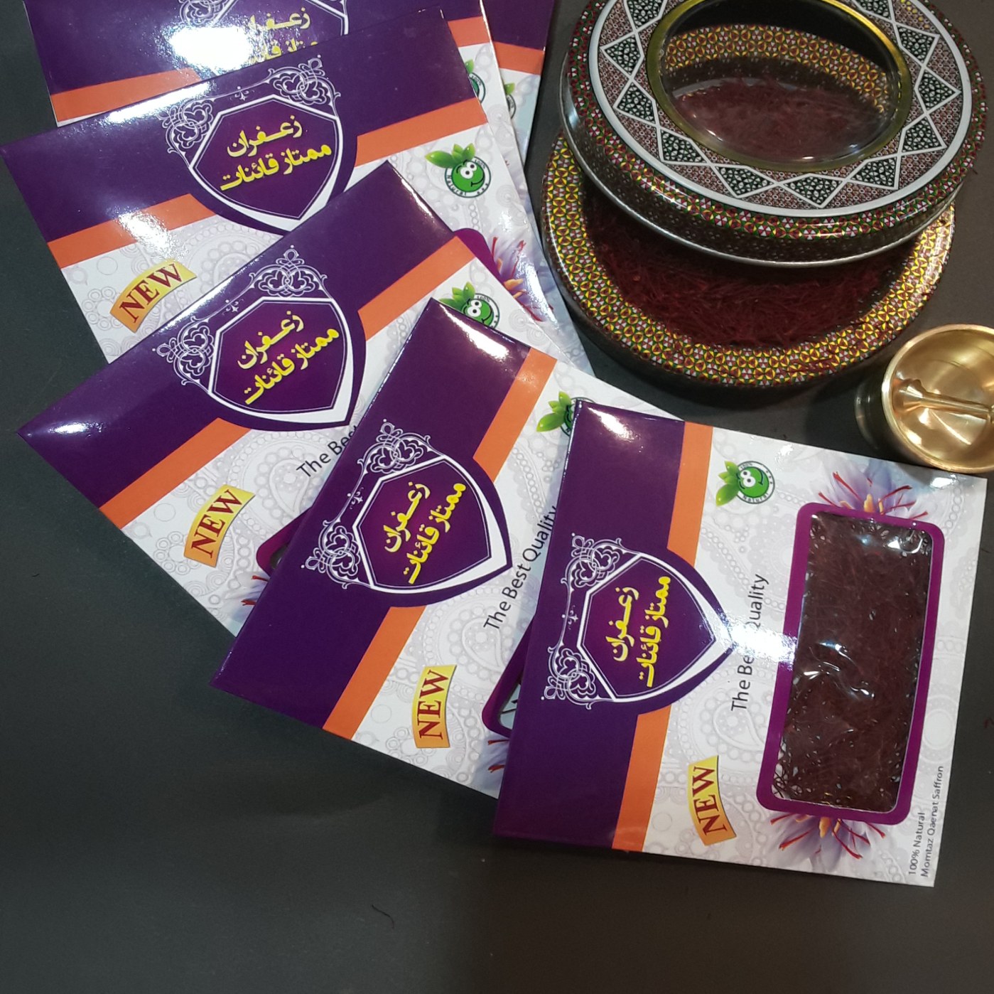 زعفران نگین درجه یک طبیعی خشک 3 گرمی