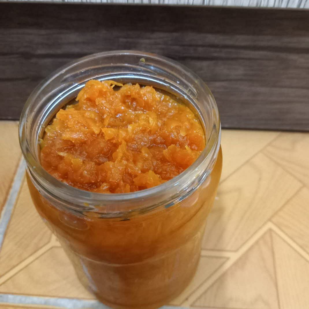 مربا هویج خانگی با زعفران طبیعی