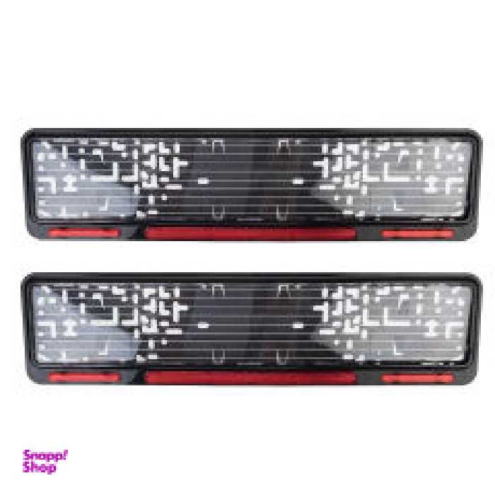 قاب پلاک خودرو مدل G1 بسته 2 عددی