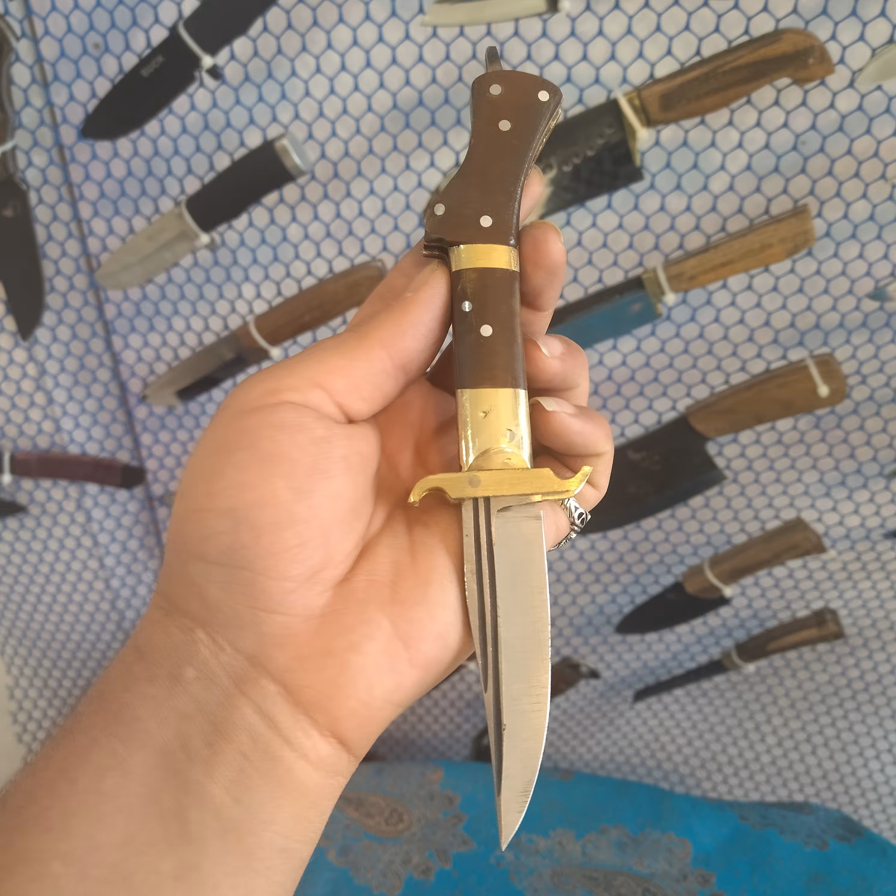 چاقو دنده ایی افغان سایز کوچک