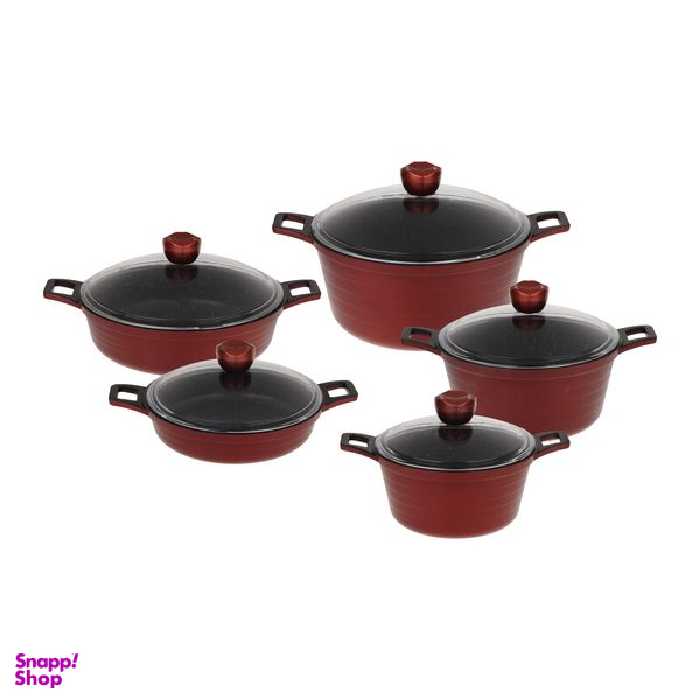 سرویس قابلمه 10 پارچه زرساب مدل جولیانا کد JL-8100