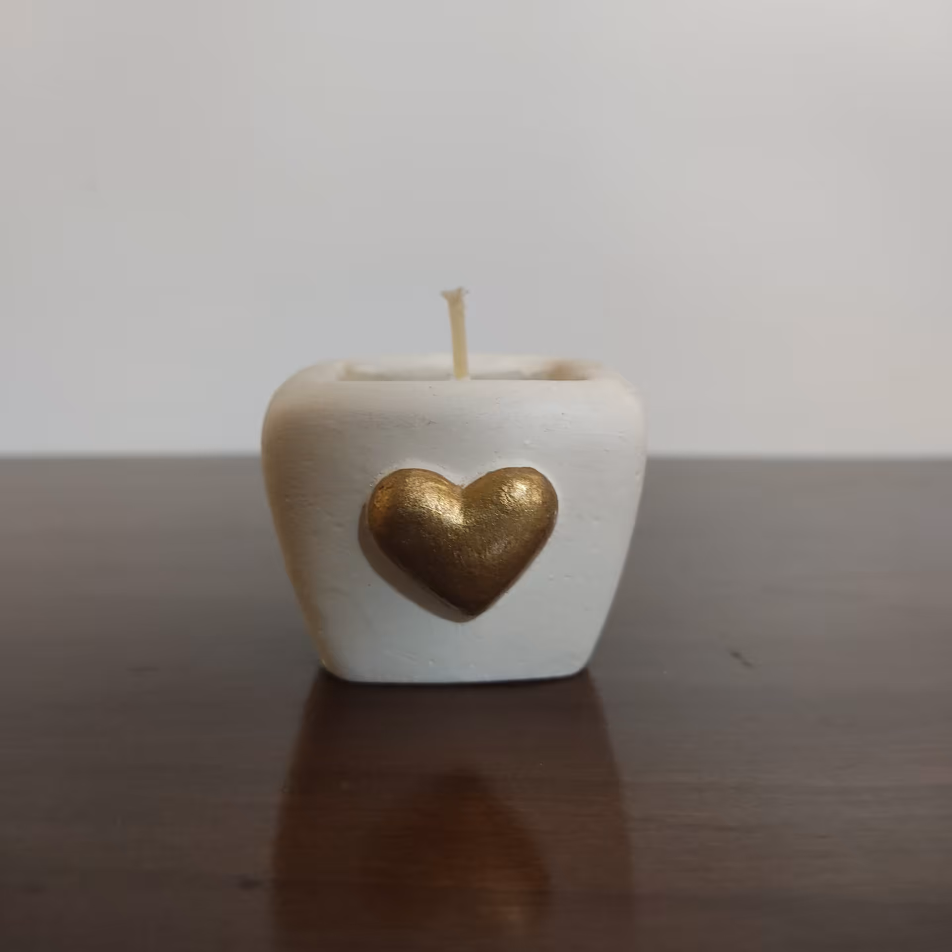 جاشمعی معطر طرح قلب جنس پلی استر