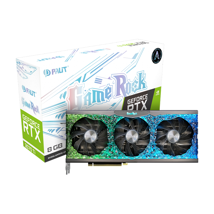 مشخصات، قیمت و خرید کارت گرافیک پلیت مدل Palit GeForce RTX 3070Ti GameRock 8GB