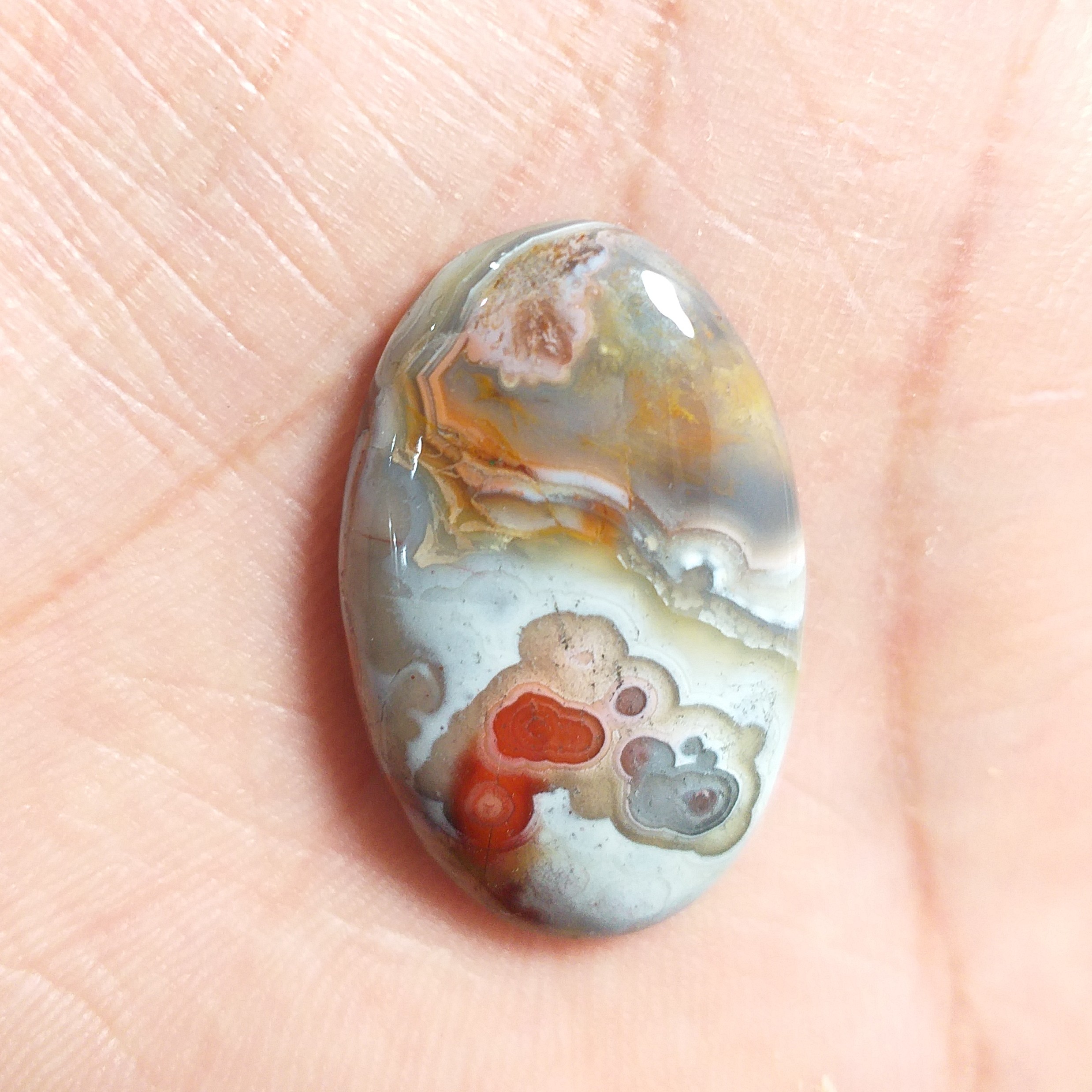 عقیق کریزی لیس بسیار زیبا و با طرح رنگ و کیفیت عالی و قیمت مناسب