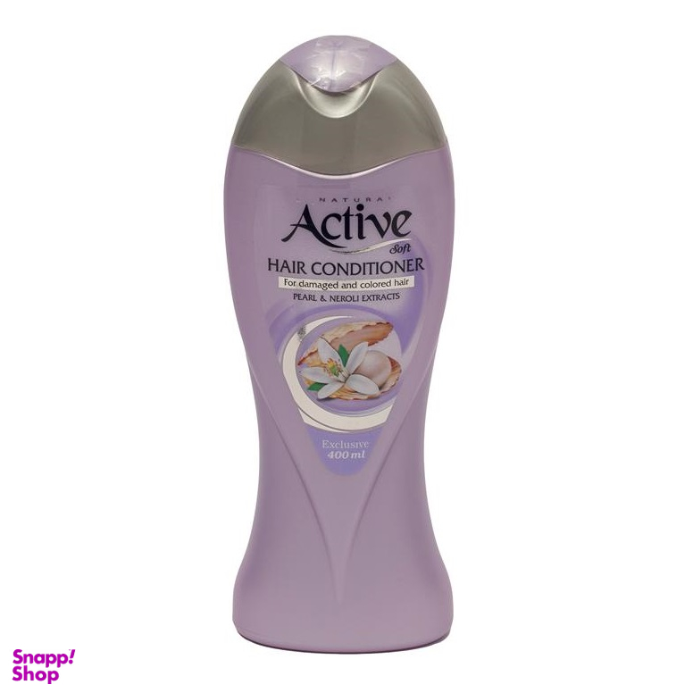 شامپو نرم کننده مو اکتیو (Active) مدل Pearl Protein & Neroli Extracts وزن 400 گرم