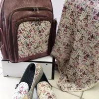 ست کوله پشتی و روسری وکفش تولیدی لی لی ناز