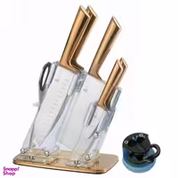 سرویس چاقو آشپزخانه 9 پارچه جی فی نی مدل N.G.B.9