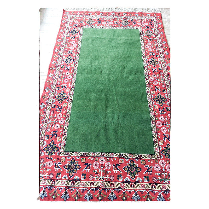 فرش دستباف سبز 3 متری - کد 1/29