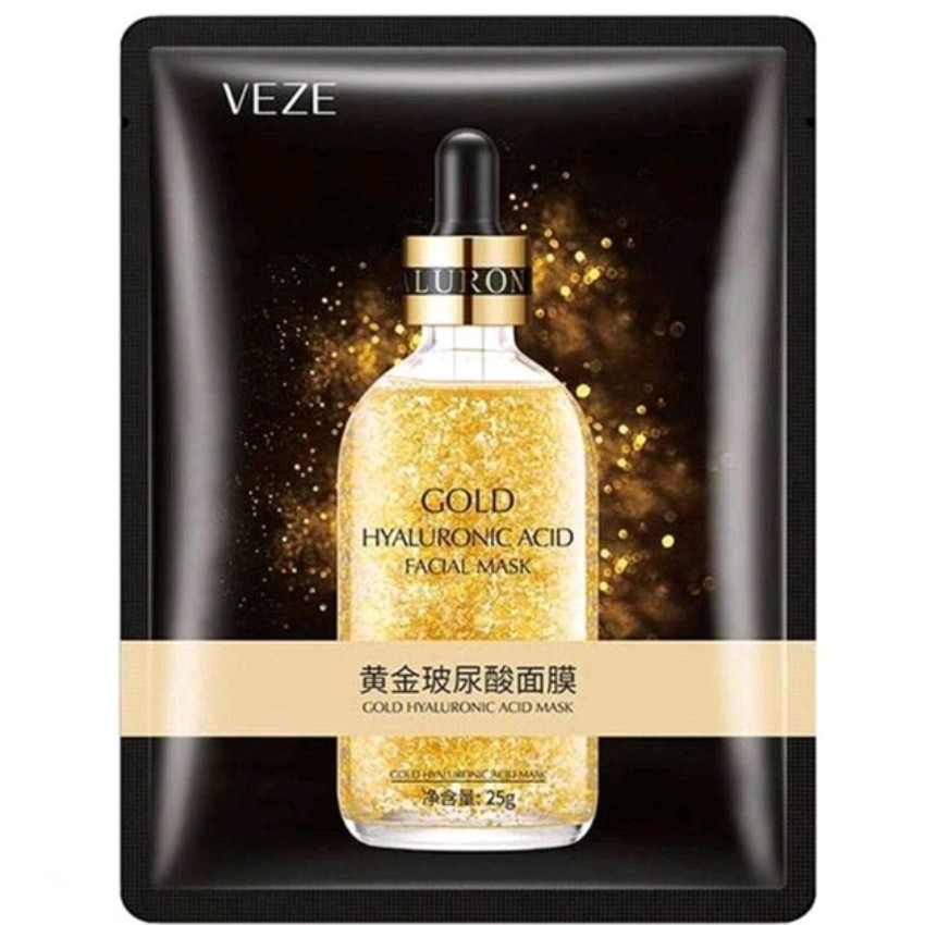 ماسک ورقهای صورت طلا محصول شرکت وزه VEZE