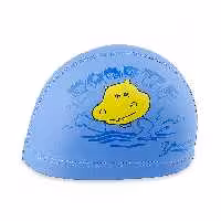 کلاه شنا بچه گانه PU – YONGBO HMK | آبی/زرد