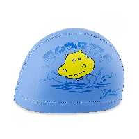 کلاه شنا بچه گانه PU – YONGBO HMK | آبی/زرد