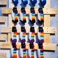 جوراب مچی شیشه ایی رنگی