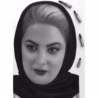 طراحی چهره سیاهقلم فتورئال 