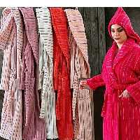 حوله  تن پوش نارین ساپ مردانه و زنانه 100درصد پنبه با گارانتی قیمت تو بازار 1500ت به بالا هستش 