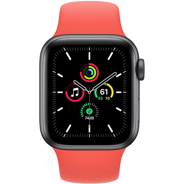 سری اس ای آلومینیوم 40 میلیمتری زنانه قاب مشکی با بند اسپرت آلویی - Hiapple.ir