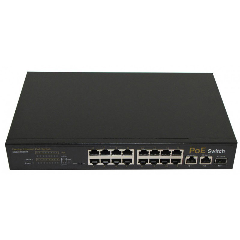 سوئیچ 16 پورت POE مارلیک تک TXE028