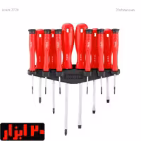 ست 12 عددی ترکیبی پیچ گوشتی و پیچ گوشتی ساعتی رونیکس مدل RH-2728