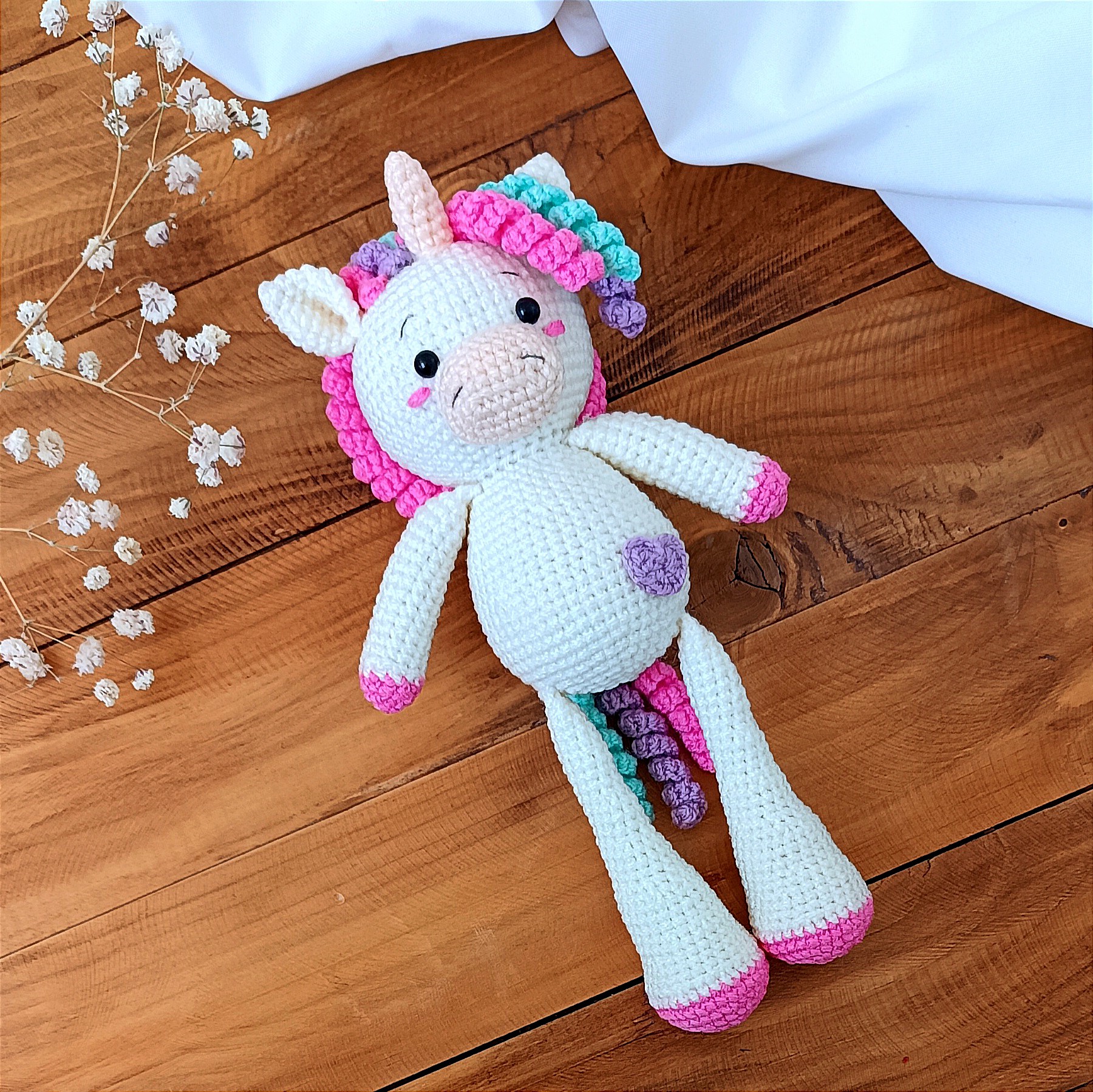 عروسک بافتنی یونیکورن ، یونیکورن بافتنی ، یونیکورن 