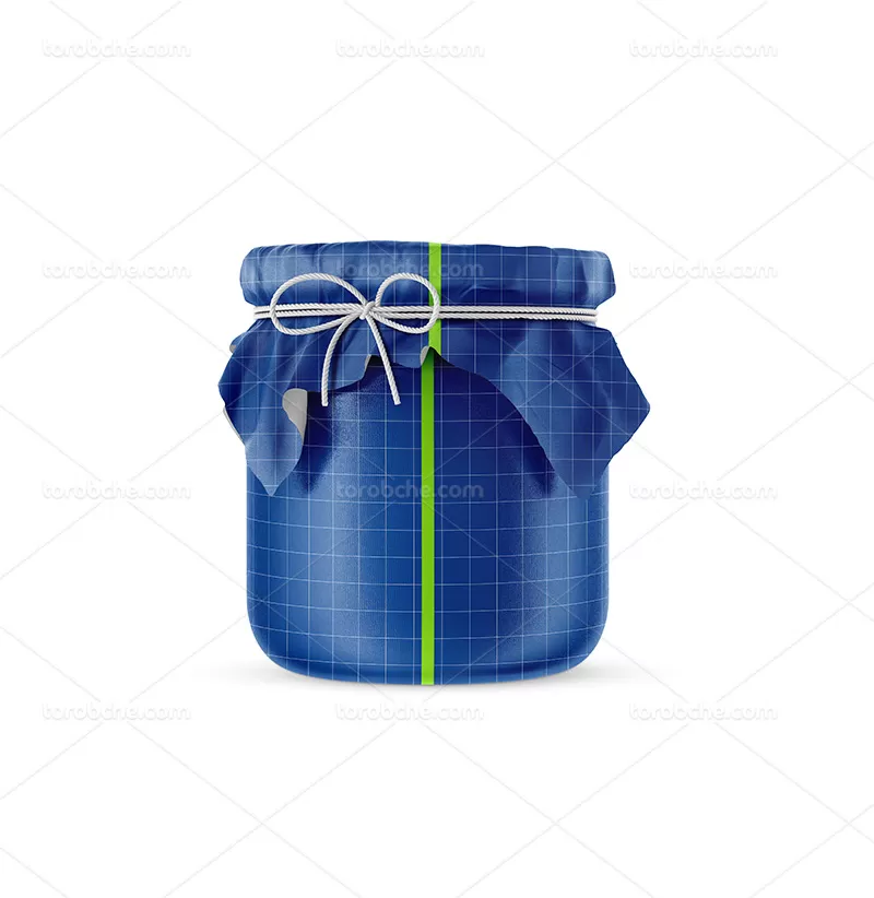 موکاپ لایه باز ظرف شیشه ای | گرافیک با طعم تربچه