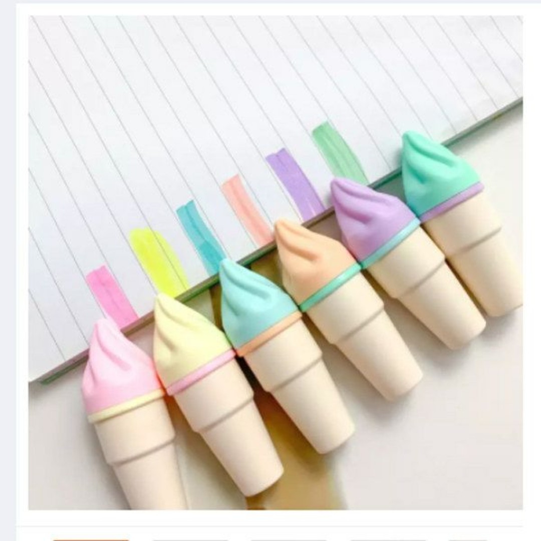 هایلایت فانتزی طرح بستنی ماژیک علامت زن