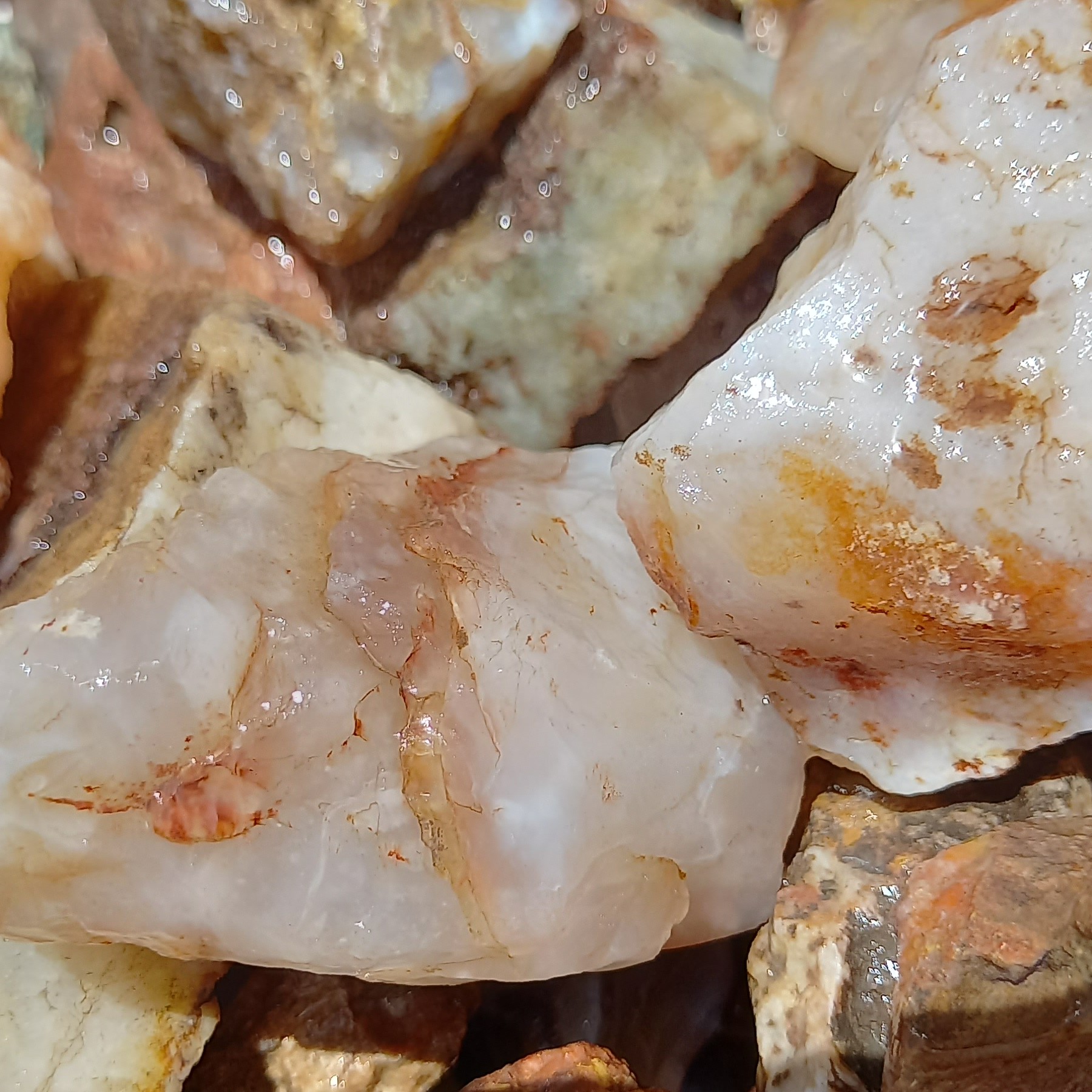 راف عقیق ابدار رنگی5کیلویی  خالص